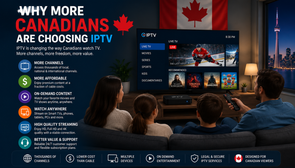 Why More Canadians Are Choosing IPTV