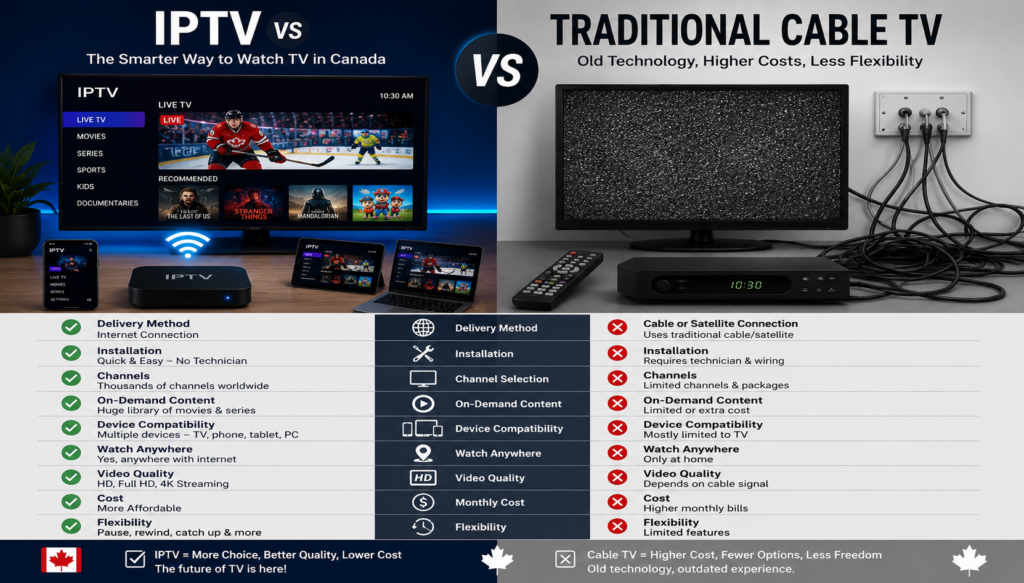IPTV vs Traditional Cable TV