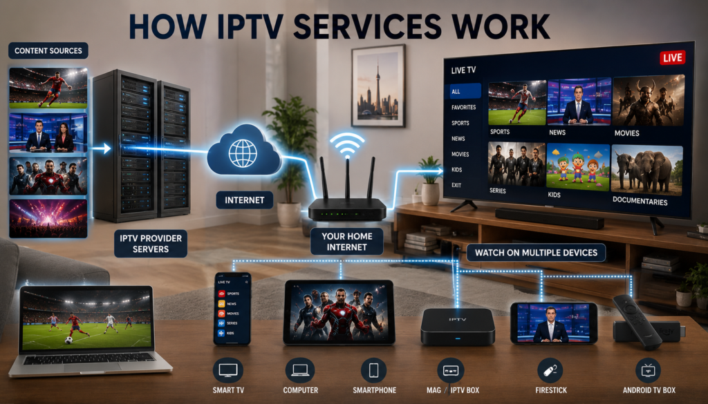 How IPTV Services Work