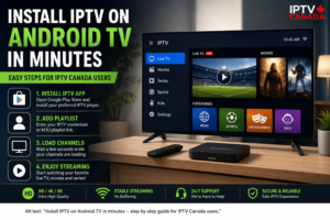 Install IPTV on Android TV in minutes – step-by-step guide for IPTV Canada users